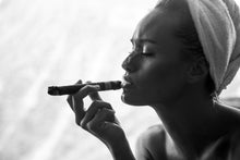 Load image into Gallery viewer, Moe smoking a cigar